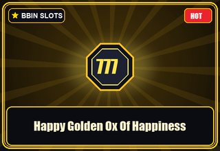 Happy Golden Ox Of Happiness